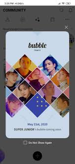 Q A For Lysn Bubble Partically Trans Super Junior Amino