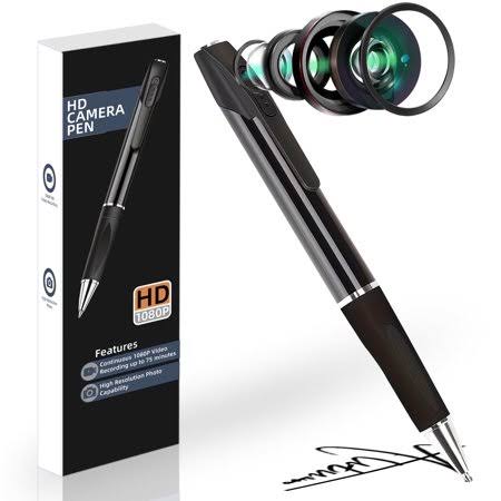 1080p Recorder Pen with 64gb, Portable Video Recording Pen for Business Meetings, Office Note Taking, Study and Lecture Recorder for Students