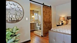 Barn doors make excellent closet doors because they don't take up functional space, they simply slide parallel to the wall on a rail. Sliding Bedroom Doors I Sliding Bedroom Doors Ideas Youtube