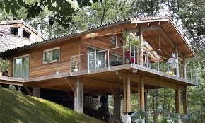 Resultat De Recherche D Images Pour Maison Pilotis Terrain En Pente Haus Hanglage Architektur Haus Haus