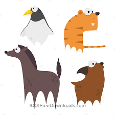 Free Vectors Cute Animals Vector Set 9 Animals Cute Animals Cute Birds Animals