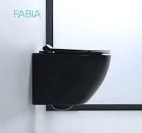 Inodoro de cerámica para baño, inodoro de color negro mate, colorido, con  certificado Ce, fábrica de China