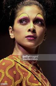 Indian model Nina Manuel displays an outfit by designer Payal Jain on...  News Photo