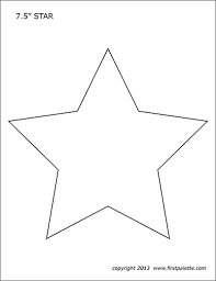 Plus, it's an easy way to celebrate each season or special holidays. Stars Free Printable Templates Coloring Pages Firstpalette Com