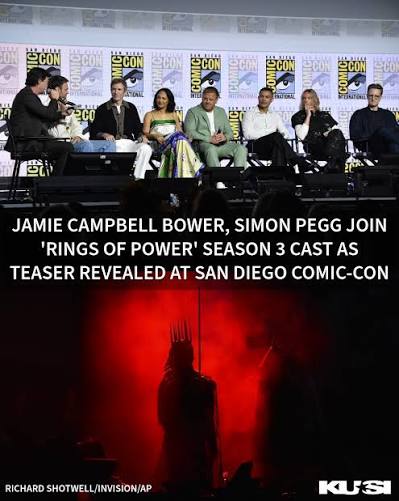 A new teaser trailer for the third season of "The Lord of the Rings: The  Rings of Power" premiered at San Diego Comic-Con, announcing an November  11, 2026 release date and introducing