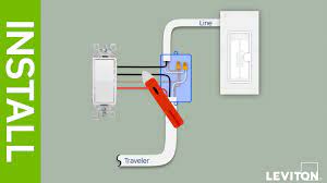 When two wall switches control the same light disclaimer: How To Install A Dimmer In A 3 Way Application Youtube