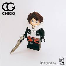 Chigo Lego Custom Minifigure Final Fantasy Viii Ff8 Squall In Toys Hobbies Building Toys Lego Ebay Lego Minifigs Lego Creations Legos