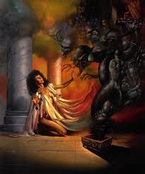 Pandora By Boris Vallejo 1989 Boite De Pandore Mythologie Grecque Art Fantastique