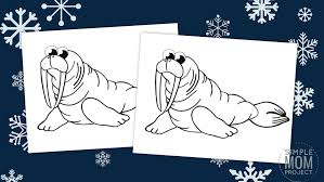 Check spelling or type a new query. Free Printable Walrus Coloring Page Simple Mom Project