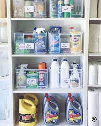 12 Ways To Organize Your Cleaning Supplies The Organized Dream Linen Closet Organization Diy Apartment Closet Organization Cleaning Supplies Organization