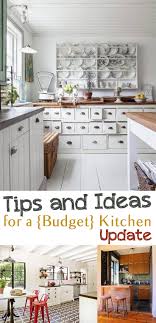 budget tips and ideas for a kitchen