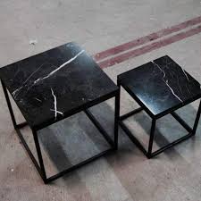 Bijzettafel Marmer Zwart Of Wit 40x40 Decovert Eu Decovert In 2020 Marble Side Tables Side Table Marble Coffee Table