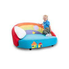 Kindercouch Mit Regenbogen Kinic Kindersofas Kinder Sofa Kindercouch Kindersofa