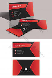 Blood orange poppy standard calling card. Black And Red Personal Business Cards Ai Free Download Pikbest