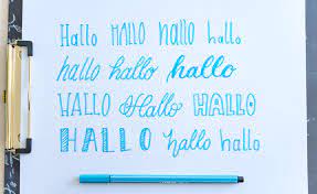 Ein kostenloser kurs der dw für alle, die das lateinische alphabet nicht kennen. Handlettering Anleitung Fantastische Schriften Lernen