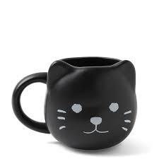 Black cat coffee mug allow for many stylish variations and can help express one's personality as well as to advertise particular logos. Miya Company Animal Face Mug Black Cat