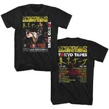Details About Scorpions Tokyo Tapes 2 Sided Lp Live Recording Adult T Shirt Heavy Metal Music