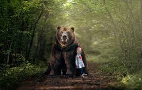 Download hd wallpapers for free on unsplash. Wallpaper Forest Bear Girl Friends Masha And The Bear Images For Desktop Section Situacii Download