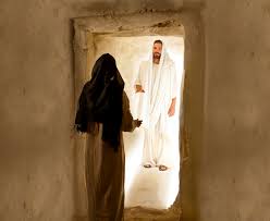 Image result for images jesus surprises mary at empty tomb
