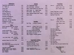 A 1 Thai Restaurant Menu Updated A1 Thai Restaurant West Palm Beach فيسبوك