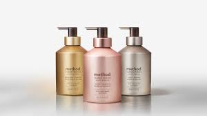 Method isn't like most soap and cleanser brands,. Method Goes Metal With New Aluminum Soap Dispensers Dieline Design Branding Packaging Inspiration