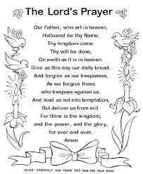 Lord Prayer Clipart Prayers For Children Bible For Kids Bible Printables