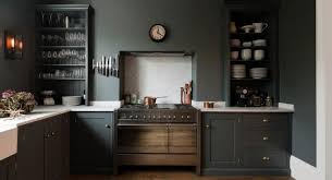 White and grey kitchens with dark floors design ideas. 12 Black Kitchen Ideas That Will Make You Want To Go Over To The Dark Side Real Homes