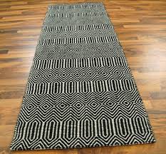 Avi handloomed grey speckled runner 2.5'x8' options. Sloan Black White Runner Rug
