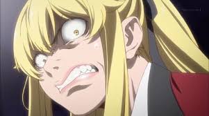 Kakegurui Saotome Mary Art Kakegurui Saotomemary Anime Art Angry Expression Anime Gambling