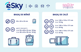Ca bagaj de mână este admisă o singură piesă de bagaj care nu poate depăși 10 kg și dimensiunea de 55 cm x 40 cm x 20 cm. Ryanair Bagaj De Mana