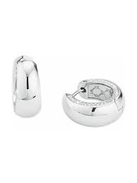 Sterling silver is an alloy of silver containing 92.5% by weight of silver and 7.5% by weight of other metals, usually copper. Joop Creolen Fur Damen Sterling Silber 925 Diemer