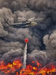 A Fire Helicopter Trying To Stop A Raging Wildfire In Porta Westfalica Germany Photo By Frank Wissmann Wildland Firefighter Wildland Fire Firefighter