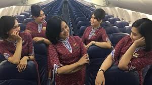 Lion air cabin crew's instagram post: Makna Di Balik Seragam Pramugari Lion Air Lifestyle Liputan6 Com