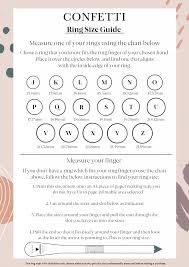 Complete ring size guide with tools and tips to find your ring size. Free Printable Ring Size Guide Ring Sizing Template