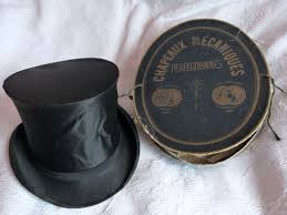Antique French Silk Collapsible Top Hat Gibus W Hat Box Paris Etsy Antique Hats French Silk Steampunk Top Hat