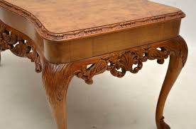 Identifying a duncan phyfe furniture piece is a challenge, even for antique furniture experts. Vintage Burr Walnut Coffee Table For Sale At Pamono