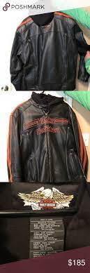 Harley Lined Hoodie Men S Leather Jacket Lined Hoodie Leather Jacket Hoodies Men