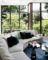 Contemporary Family Home With Stunning Garden View Home Living Room Designs Interior Design