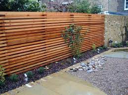 Usually spaced every ten feet apart. Simple Timber Fence Trellis Fence Panels Fence Design Fence Panels Uk