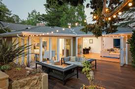 House plans that offer outdoor living areas can include screened porches, an outdoor kitchen and/or fireplace, a lanai, or even a patio that includes a pool. To Deck Or Not To Deck Outdoor Living Space Options Impresa Modular