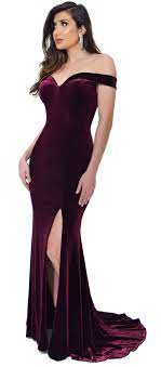 Fabric has some stretch season: Burgundy Velvet Off The Shoulder Dress Off 76 Medpharmres Com