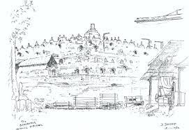 Hadi catch the candy oynayalım. Sketsa Pemugaran Candi Borobudur 1983