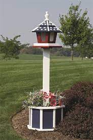 4x4 is not 4x4 custom made 4x4 no wood pvc case only | planter and feeder not included. 4 Painted Post For Birdfeeder Birdhouse Or Mailbox From