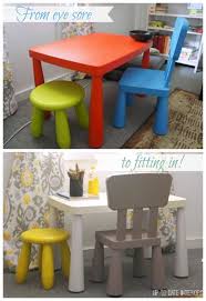 Update An Ikea Kids Table To Fit With Your Decor Kidfriendlyhomedecor Modernglobaldecor Globaleclecticdecor Diyb Ikea Kids Table Kids Table Set Ikea Kids