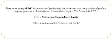 The return on equity ratio or roe is a profitability ratio that measures the ability of a firm to generate profits from its shareholders investments in the company. Return On Equity Ratio Definition Analysis High Vs Low Formula Example Wikiaccounting
