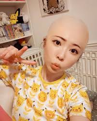 Shaved my head so it's easier to cosplay I'm done with purple💜 for today