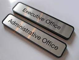 4.7 out of 5 stars. Office Door Name Plates Metal Office Signage