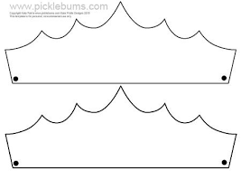 Make A Tiara Picklebums Felt Crown Crown Template Princess Diy