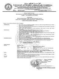 Contoh sk pengangkatan guru honor. Surat Keputusan Penetapan Guru Honor Mts Yahida Patia