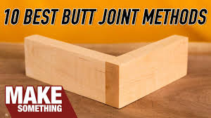 Wood screws corner mounting bracket these durable plastic brackets install in minutes and allow for vertical and horizontal adjustment of drawer false fronts. 10 Best Butt Joint Methods Woodworking Tips Tricks Youtube